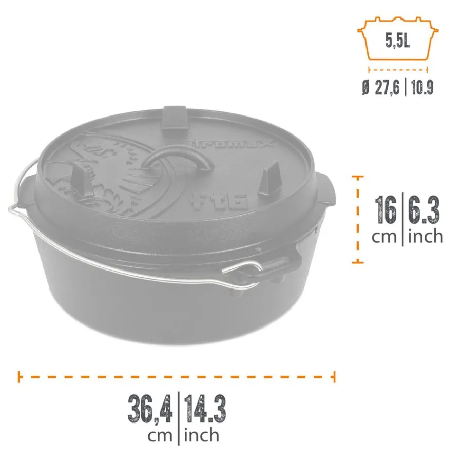 New BBQPit Bundle 1 - Dutch Oven and bag Dutch Oven