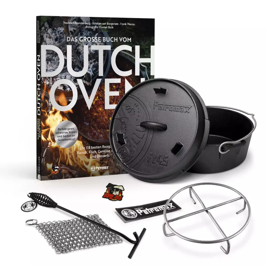 Outlet BBQPit Bundle 3 - small Dutch Oven and ring cleaner Dutch Oven
