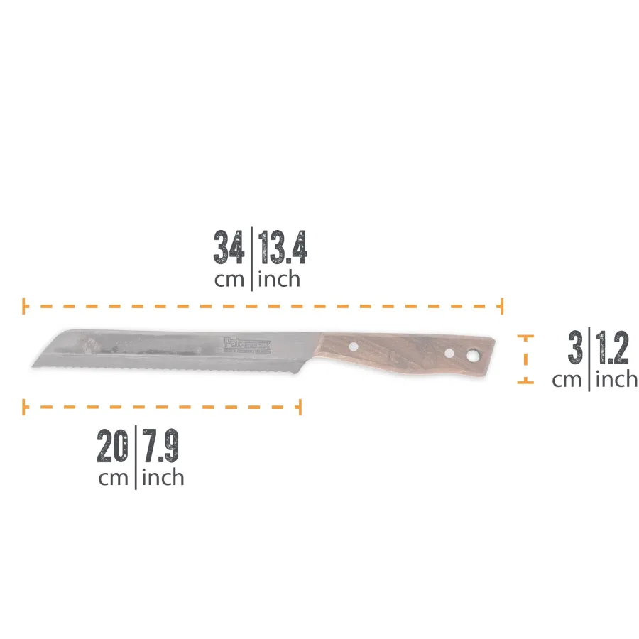 Discount Bread knife 20 cm Outdoor Tableware | Chef's Knife