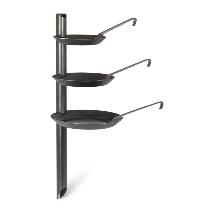 Clearance Campfire holder wrought iron pans Campfire Utensils | Pans