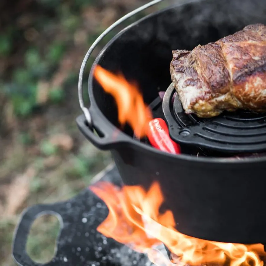 cast_iron_stacking_grate_4.webp Outlet Cast iron stacking grate Campfire Utensils | Pans