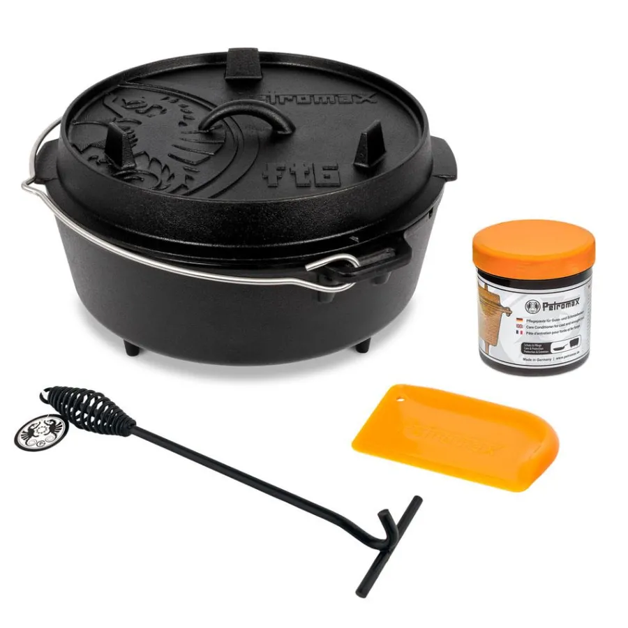 Best Dutch Oven ft6 starter set - Fire Pot Set 6 liters Dutch Oven