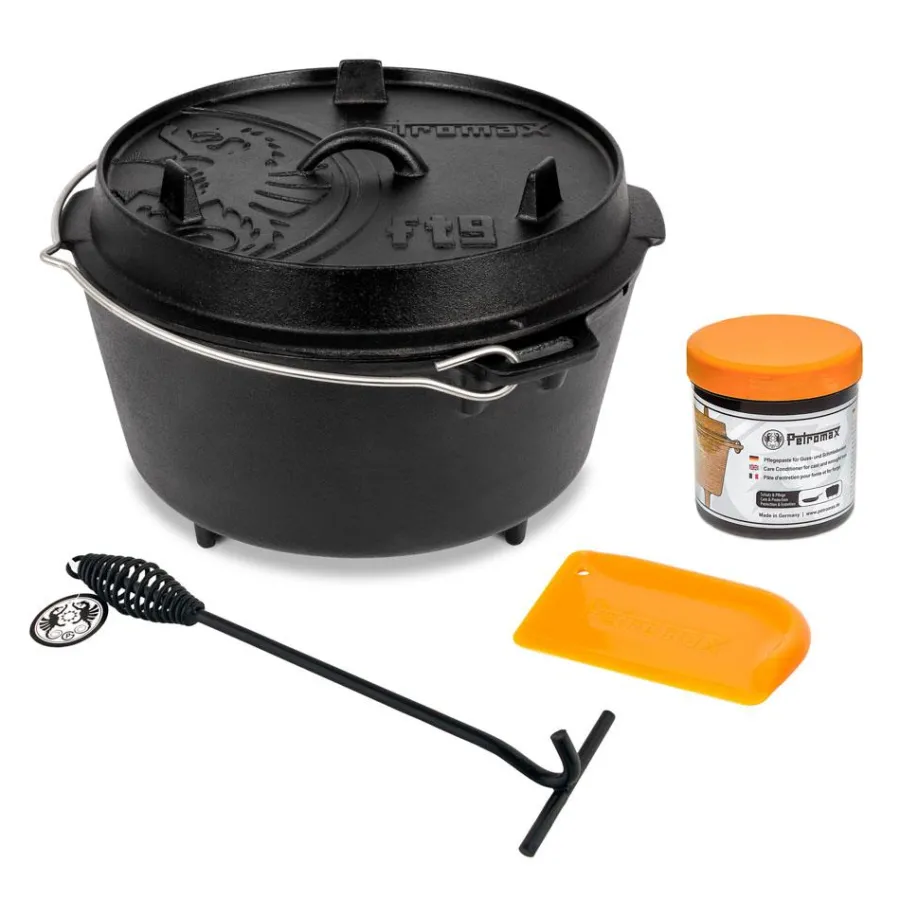 Fashion Dutch Oven ft9 starter set - Fire pot Set 9 liters Dutch Oven
