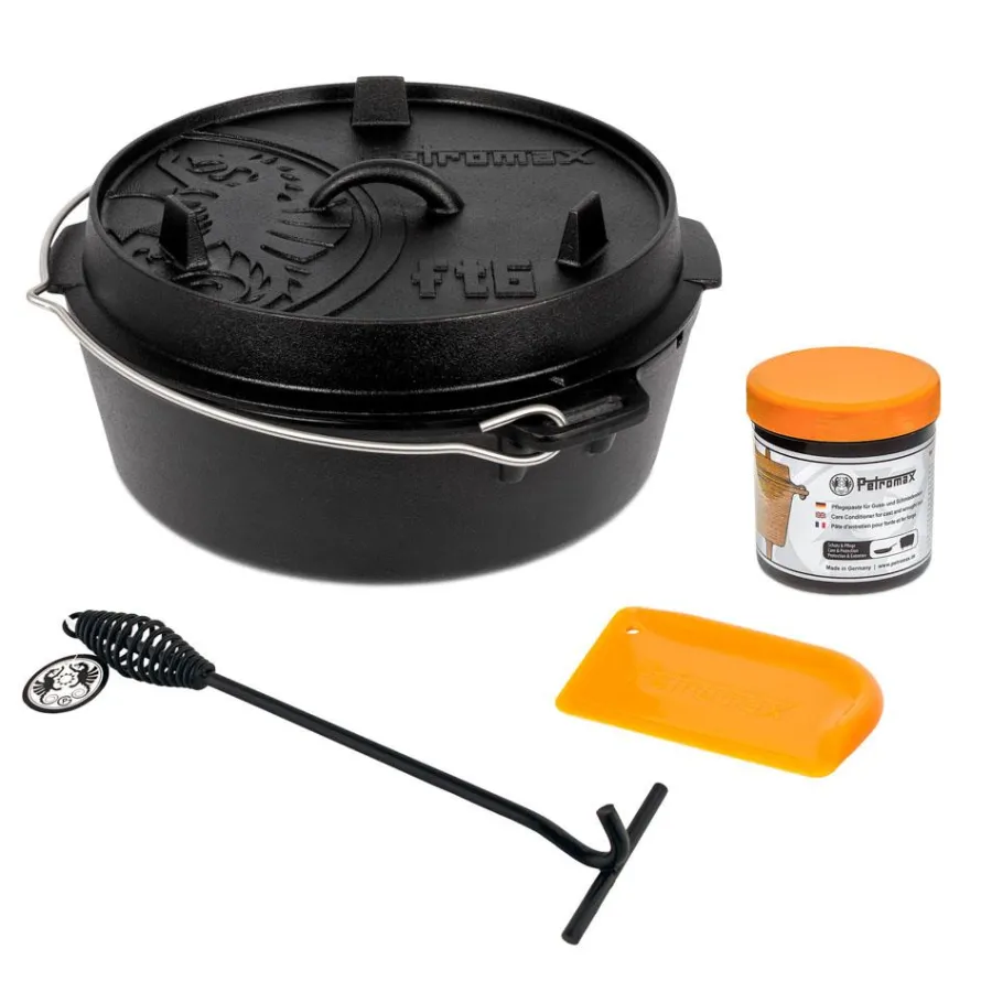 Flash Sale Dutch Oven ft6-t starter set - Fire Pot Set 6 liters Dutch Oven