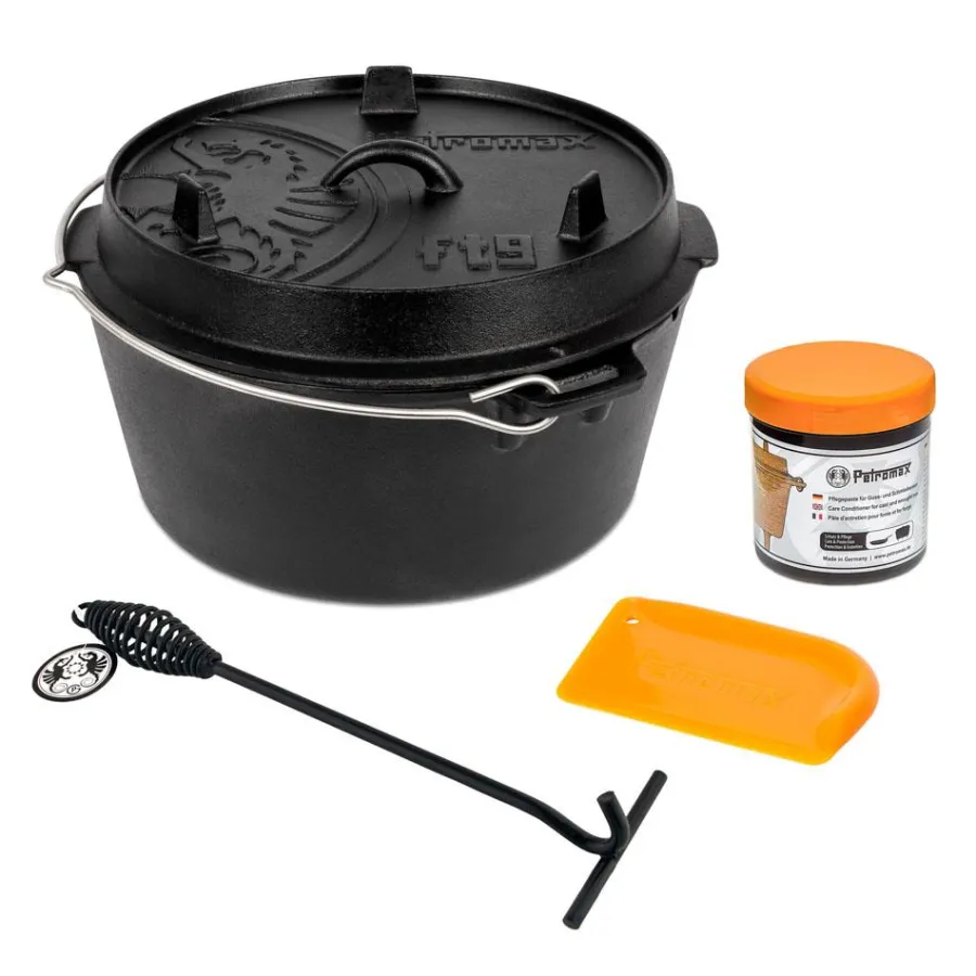 New Dutch Oven ft9-t starter set- Fire pot Set 9 liters Dutch Oven