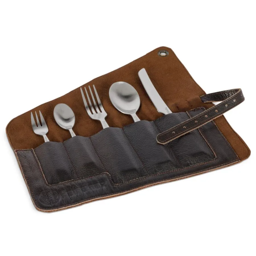 Store Leather cutlery bag Transport Bags | Outdoor Tableware