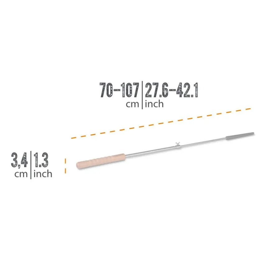 stick_bread_skewer_with_cast_iron_tip_4.webp Best Sale Stick Bread Skewer with cast iron tip Outdoor Tableware | Campfire Utensils