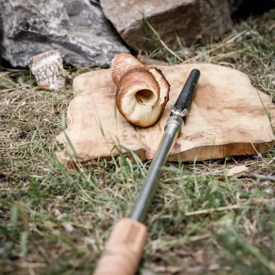 stick_bread_skewer_with_cast_iron_tip_7.webp Best Sale Stick Bread Skewer with cast iron tip Outdoor Tableware | Campfire Utensils