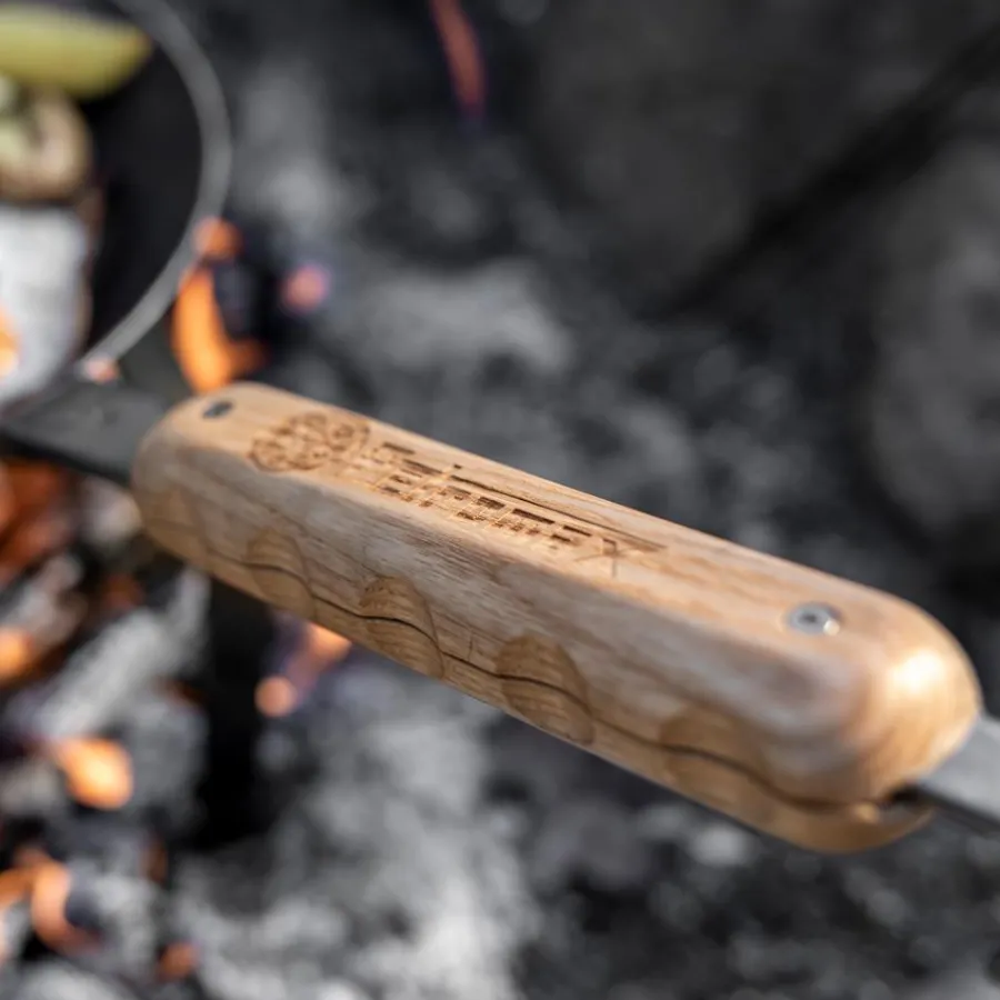 wooden_handle_wrought_iron_pans_3.webp New Wooden handle wrought iron pans Pans